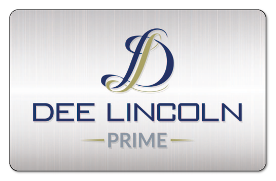 Dee Lincoln logo over a tan and white gfradient background.